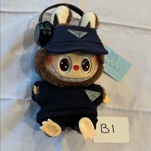 B1, Prada Black 3 Outfit with Black Headphones (Doll not included)